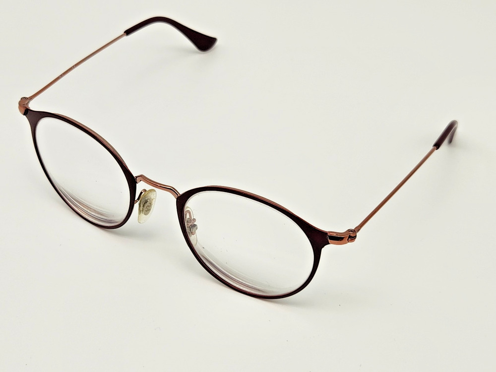 Ray-Ban RB 6378 3070 Gunmetal Red Rose Gold Eyeglasses Frame 47-21-140
